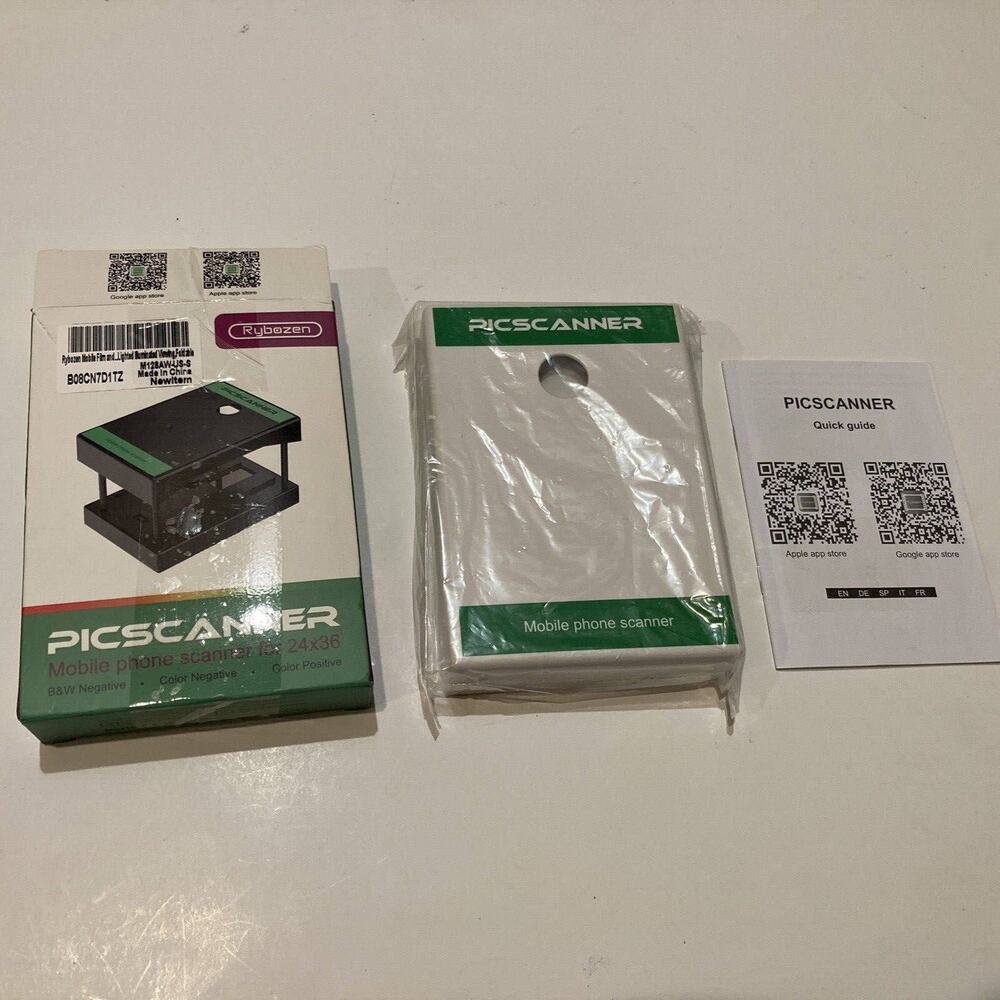 Rybozen PicScanner 24x36 Film & Slide Scanner Compatible with B&W Color Negative
